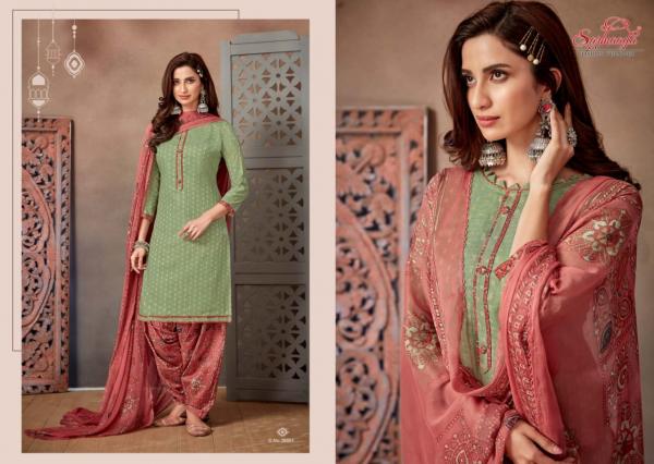 Surmaaya Saanchi Patiyala Cotton Fancy Festive Wear Salwar